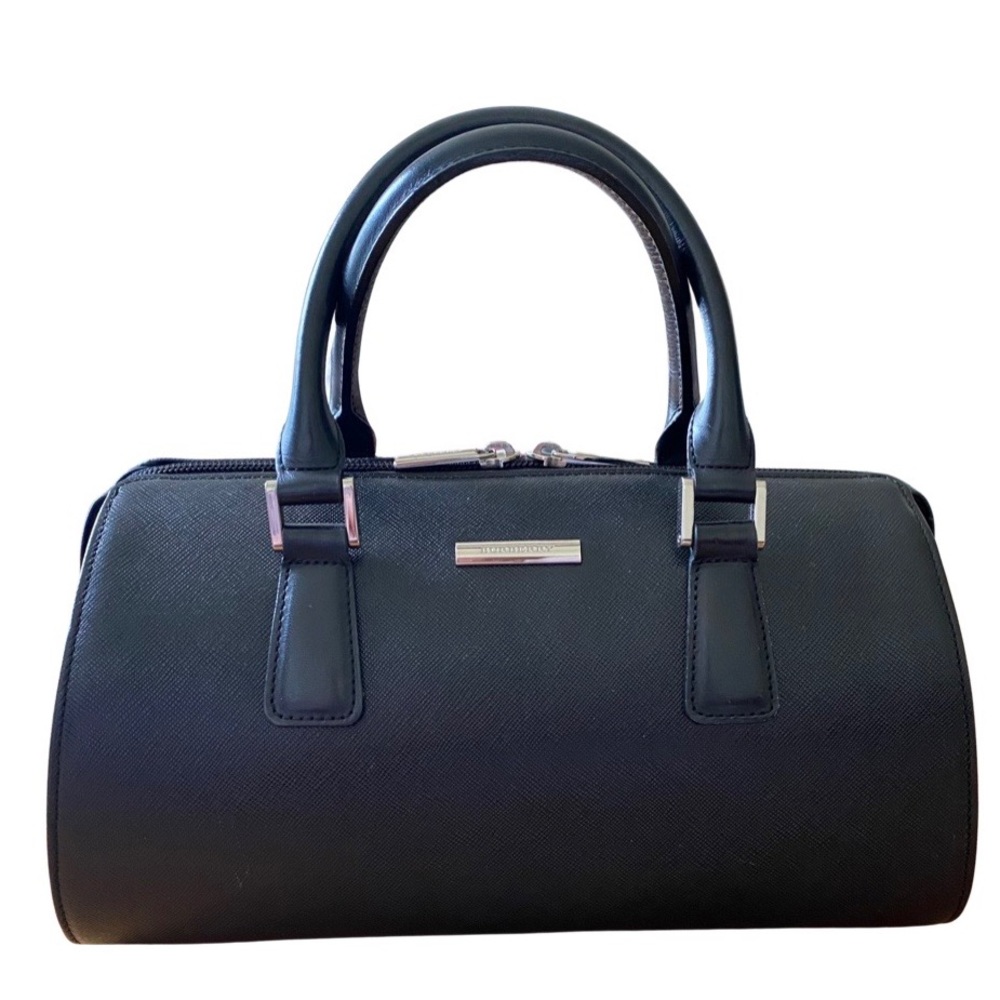 Burberry Leather Handbag – Black - Mini Boston - Picture 1 of 8